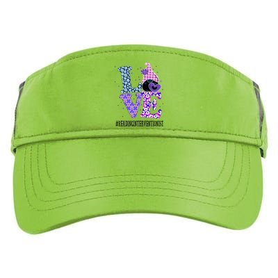 Reading Interventionist Love St Patricks Day Gnome Leopard Gift Adult Drive Performance Visor