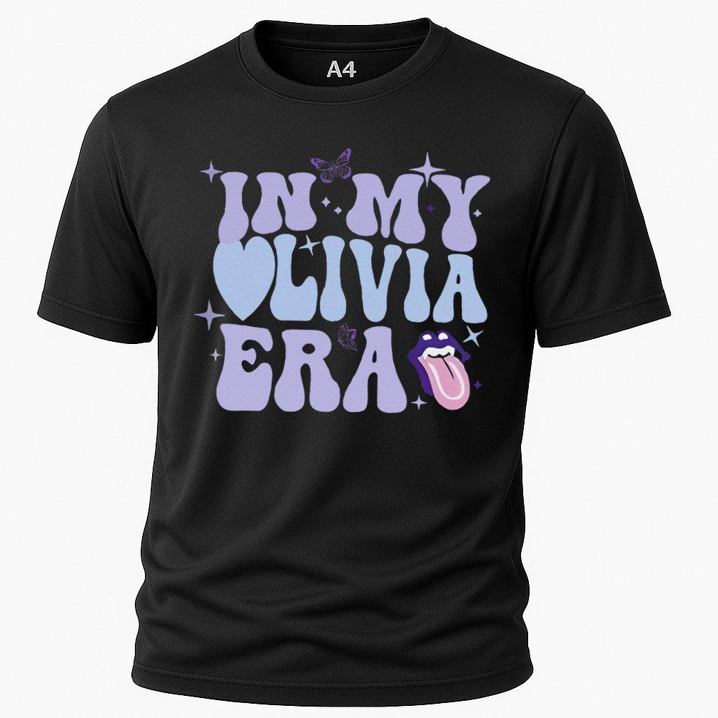 Retro In My Olivia Era Gift Cooling Performance Crew T-Shirt