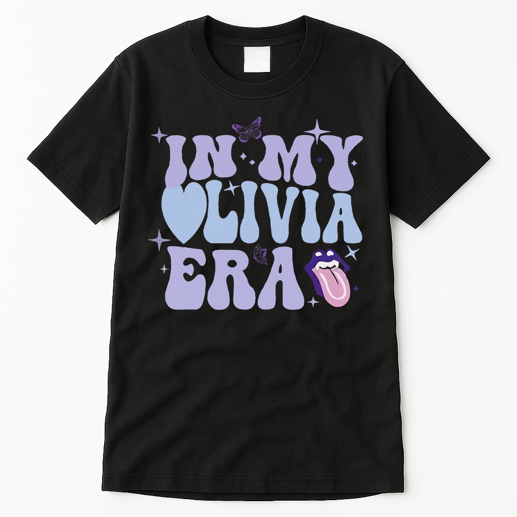 Retro In My Olivia Era Gift Tall T-Shirt