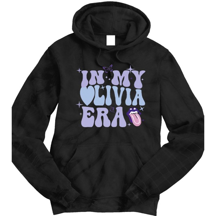 Retro In My Olivia Era Gift Tie Dye Hoodie