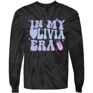 Retro In My Olivia Era Gift Tie-Dye Long Sleeve Shirt