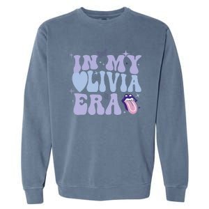 Retro In My Olivia Era Gift Garment-Dyed Sweatshirt