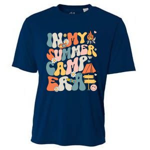 Retro In My Summer Camp Era Camping Crew Last Day Of School Cooling Performance Crew T-Shirt