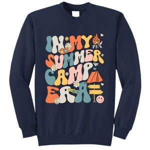 Retro In My Summer Camp Era Camping Crew Last Day Of School Tall Sweatshirt