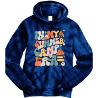 Retro In My Summer Camp Era Camping Crew Last Day Of School Tie Dye Hoodie