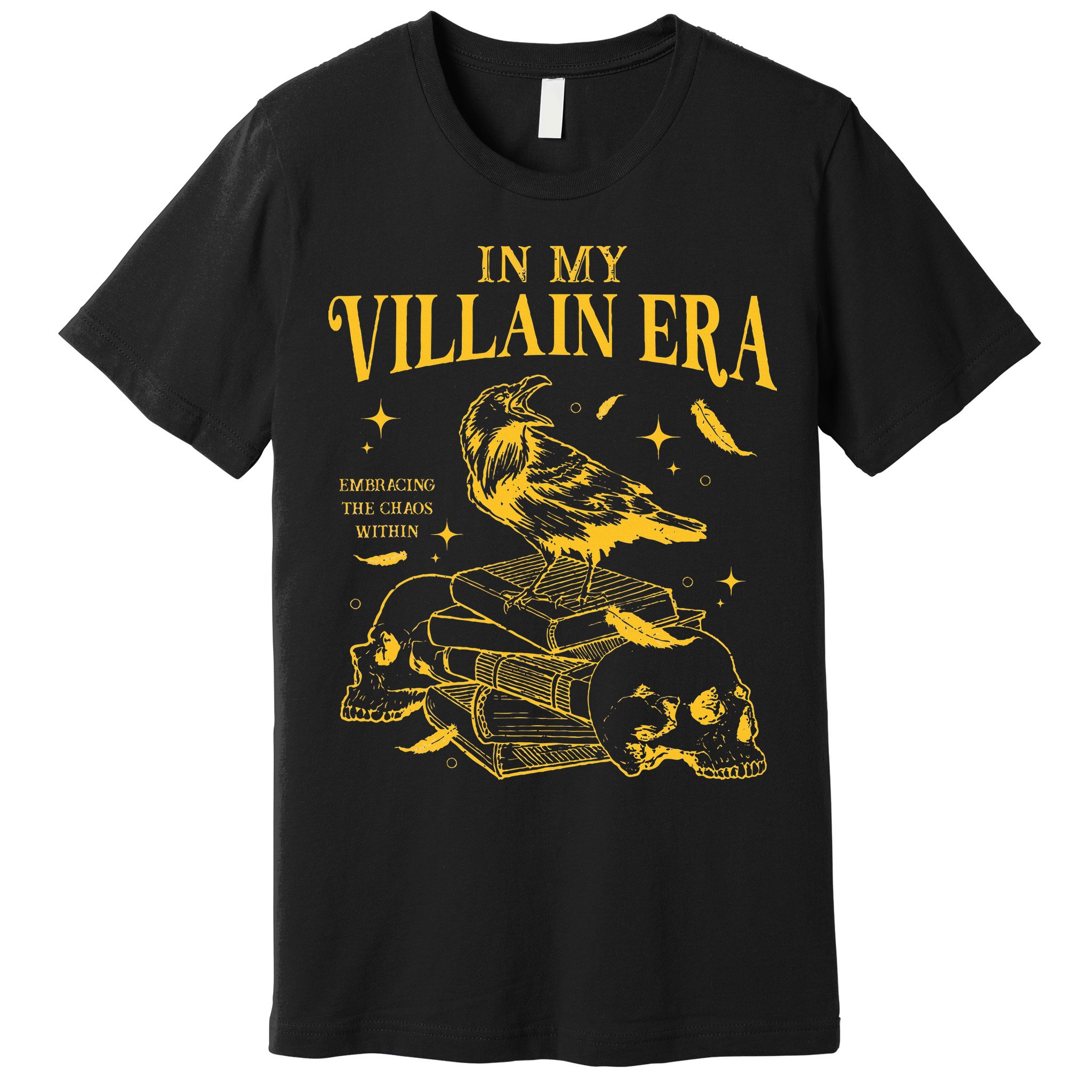 Retro In My Villain Era Morally Grey Books Club Premium T-Shirt
