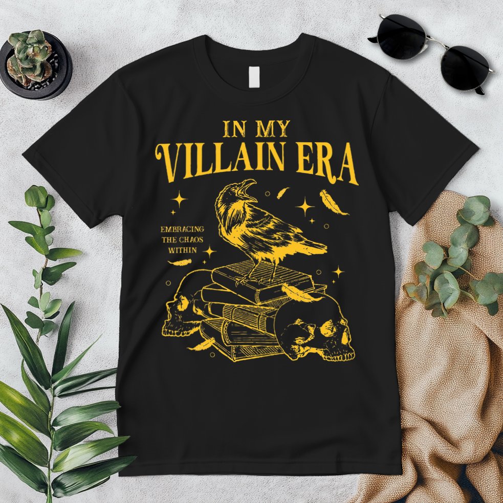 Retro In My Villain Era Morally Grey Books Club Premium T-Shirt