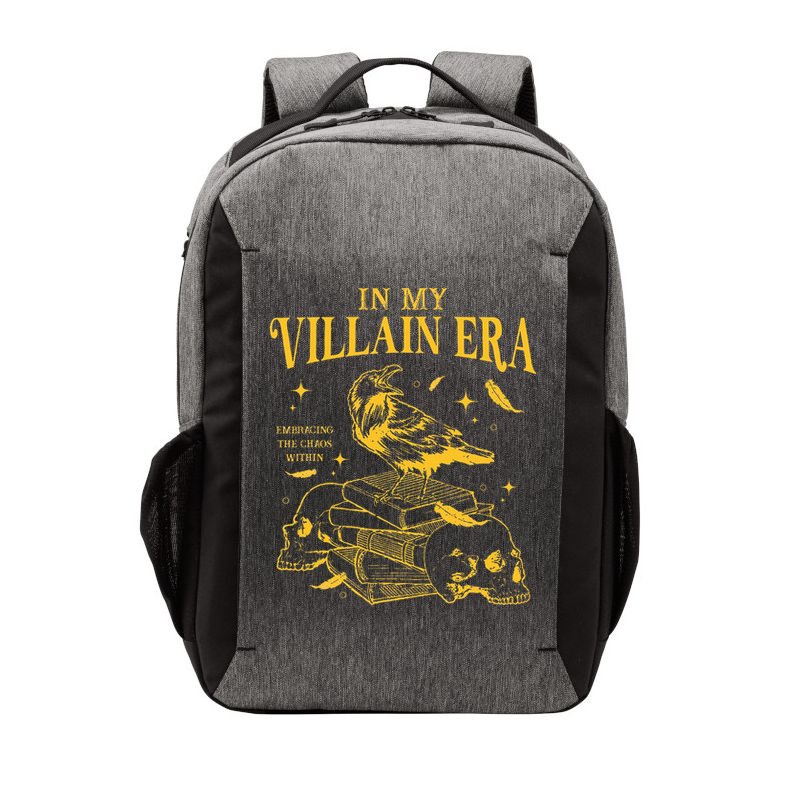 Retro In My Villain Era Morally Grey Books Club Vector Backpack