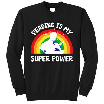 Reading Is My Superpower Book Teacher Sweatshirt