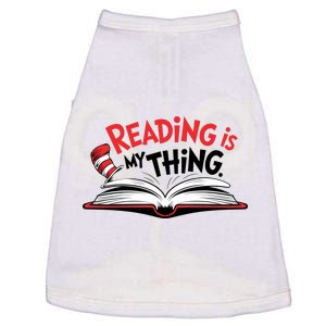 Reading Is My Everything Cat With Hat Bookworm Doggie Tank