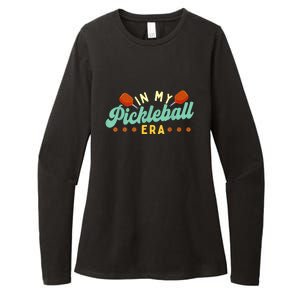 Retro In My Pickleball Era Pickleball Player Best Gift Pickleballer Womens CVC Long Sleeve Shirt