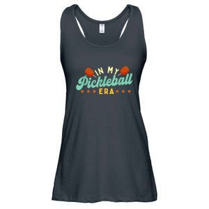 Retro In My Pickleball Era Pickleball Player Best Gift Pickleballer Ladies Essential Flowy Tank