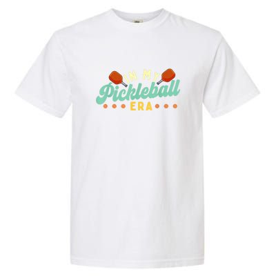 Retro In My Pickleball Era Pickleball Player Best Gift Pickleballer Garment-Dyed Heavyweight T-Shirt