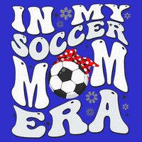 Retro In My Soccer Mom Era Mama Button