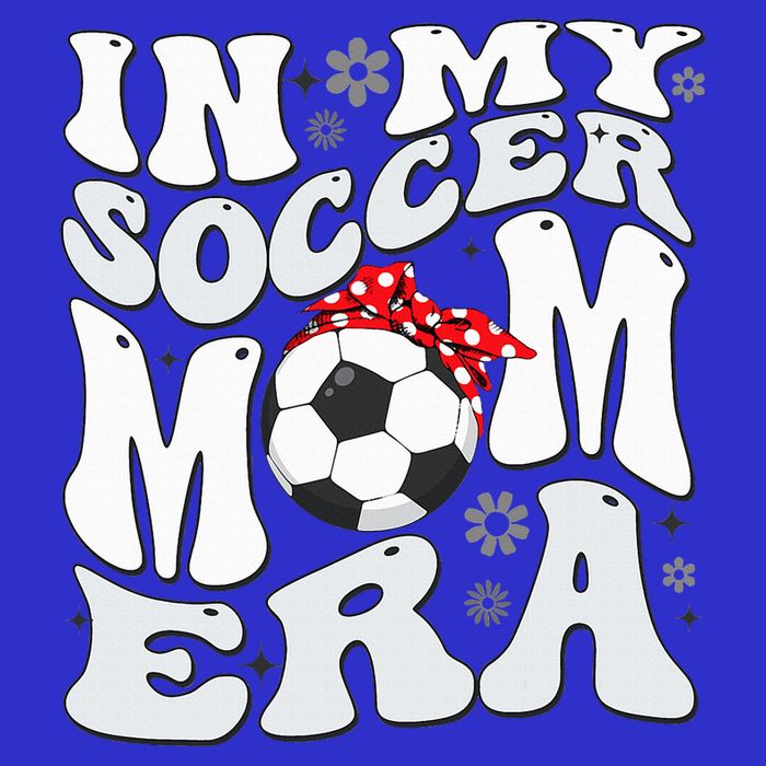 Retro In My Soccer Mom Era Mama Button