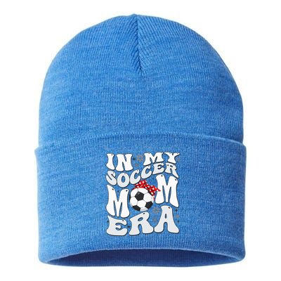 Retro In My Soccer Mom Era Mama Sustainable Knit Beanie