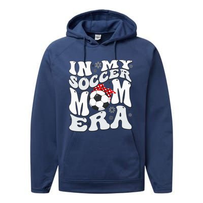 Retro In My Soccer Mom Era Mama Performance Fleece Hoodie