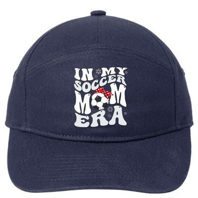 Retro In My Soccer Mom Era Mama 7-Panel Snapback Hat