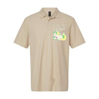 Recycling Is Magical Earth Day Unicorn Recycle Softstyle Adult Sport Polo