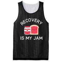 Recovery Is My Jam Funny Celebrate Clean And Sober Gifts Mesh Reversible Basketball Jersey Tank