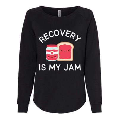 Recovery Is My Jam Funny Celebrate Clean And Sober Gifts Womens California Wash Sweatshirt