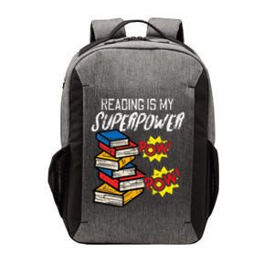 Reading Is My Superpower Funny Book Lover Bookworm Librarian Vector Backpack