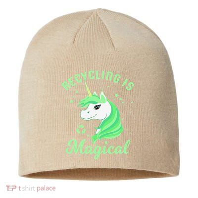 Recycling Is Magical Unicorn Earth Day Sustainable Beanie