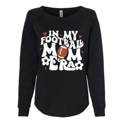 Retro In My Football Mom Era Football Mama Womens California Wash Sweatshirt