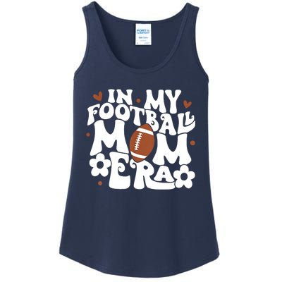 Retro In My Football Mom Era Football Mama Ladies Essential Tank