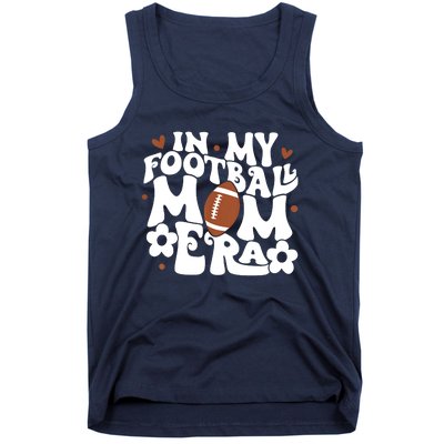 Retro In My Football Mom Era Football Mama Tank Top