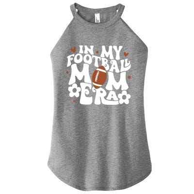 Retro In My Football Mom Era Football Mama Women's Perfect Tri Rocker Tank