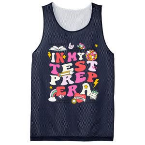 Retro In My Test Prep Era State Testing Teacher Test Day Mesh Reversible Basketball Jersey Tank