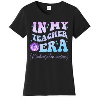 Retro In My Teacher Era Kindergarten Version Back To School Women's T-Shirt