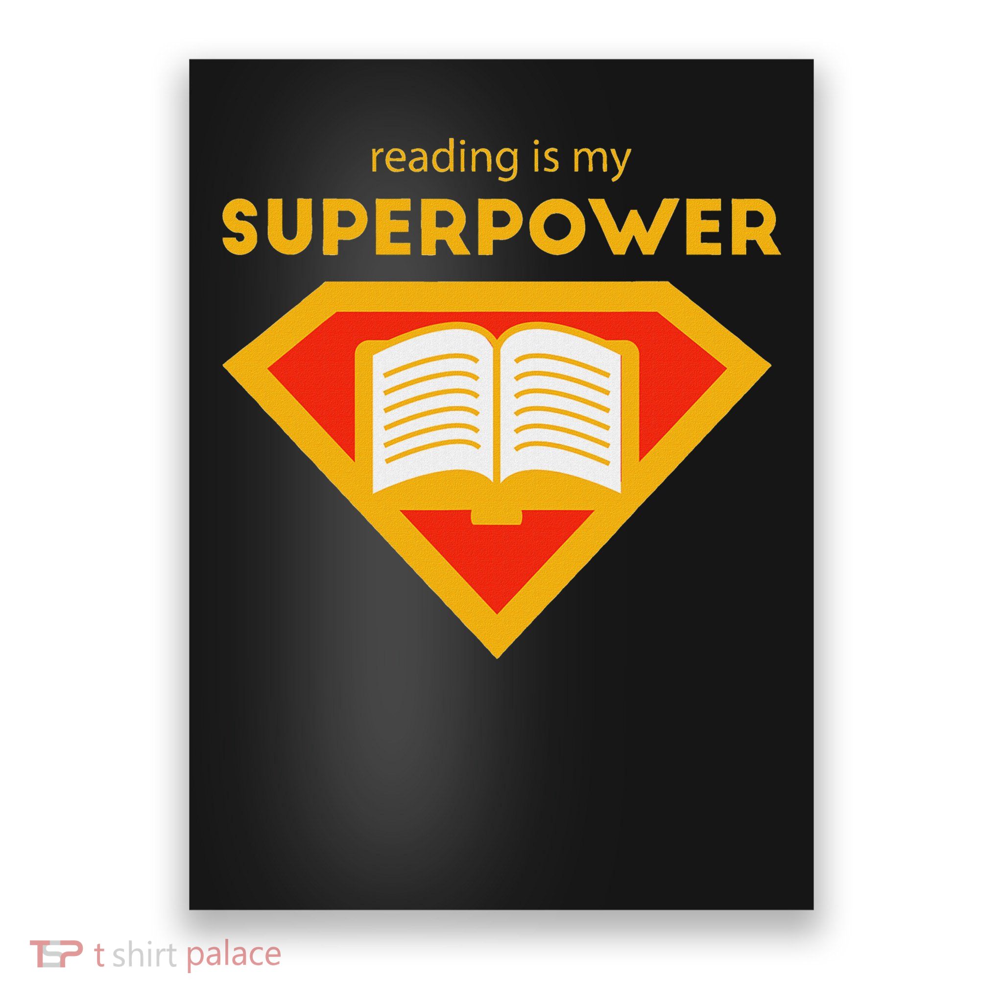 Reading Is My Superpower Cute Read More Gift Poster
