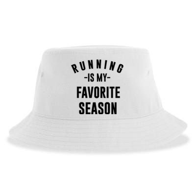 Running Is My Favorite Season Sustainable Bucket Hat