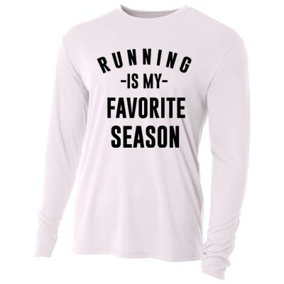 Running Is My Favorite Season Cooling Performance Long Sleeve Crew