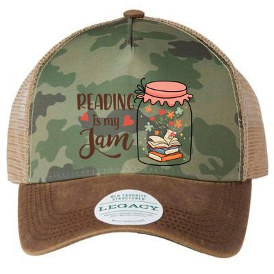Readeing Is My Jam Gift For Reading Books Legacy Tie Dye Trucker Hat