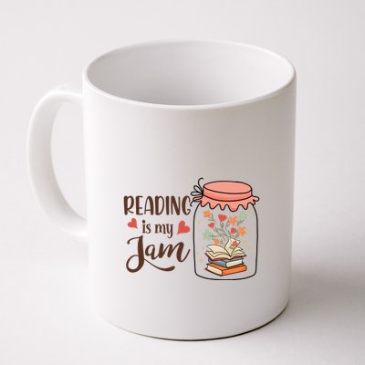 Readeing Is My Jam Gift For Reading Books Mug
