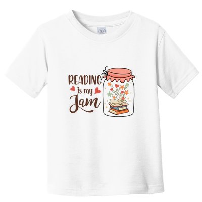Readeing Is My Jam Gift For Reading Books Toddler T-Shirt