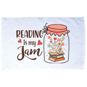 Readeing Is My Jam Gift For Reading Books Microfiber Hand Towel