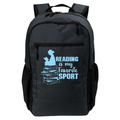 Reading Is My Favorite Sport Book Lovers Bookish Bookworm Gift Daily Commute Backpack