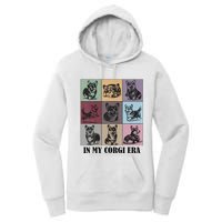 Retro In My Corgi Era Funny Corgi Mom Dog Lover Women's Pullover Hoodie