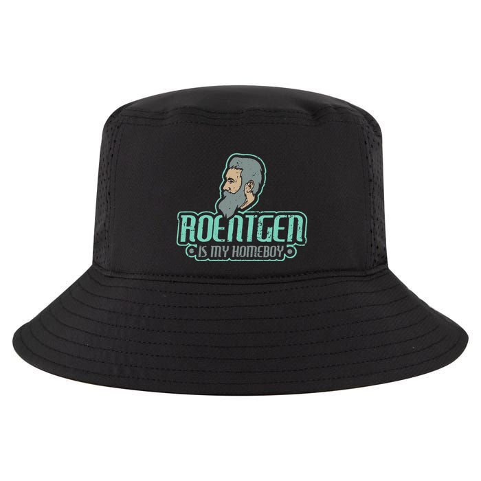 Roentgen Is My Homeboy Funny Xray Radiology Technician Cool Comfort Performance Bucket Hat