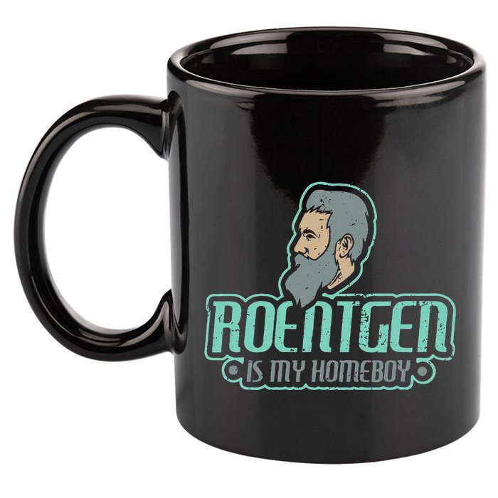 Roentgen Is My Homeboy Funny Xray Radiology Technician 11oz C Handle Ceramic Mug