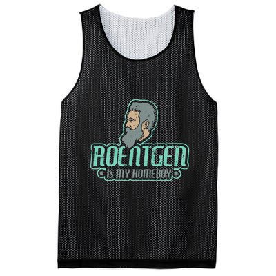 Roentgen Is My Homeboy Funny Xray Radiology Technician Mesh Reversible Basketball Jersey Tank