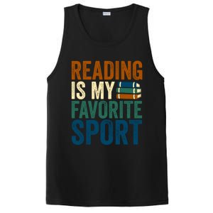 Reading Is My Favorite Sport Book Lovers Bookish Bookworm Gift PosiCharge Competitor Tank