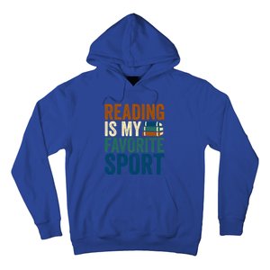 Reading Is My Favorite Sport Book Lovers Bookish Bookworm Gift Hoodie