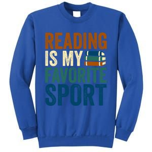 Reading Is My Favorite Sport Book Lovers Bookish Bookworm Gift Sweatshirt