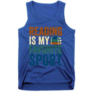 Reading Is My Favorite Sport Book Lovers Bookish Bookworm Gift Tank Top