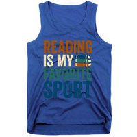 Reading Is My Favorite Sport Book Lovers Bookish Bookworm Gift Tank Top